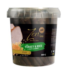 ZEN EVO BARRITAS PAVO/ARROZ 800 gr.